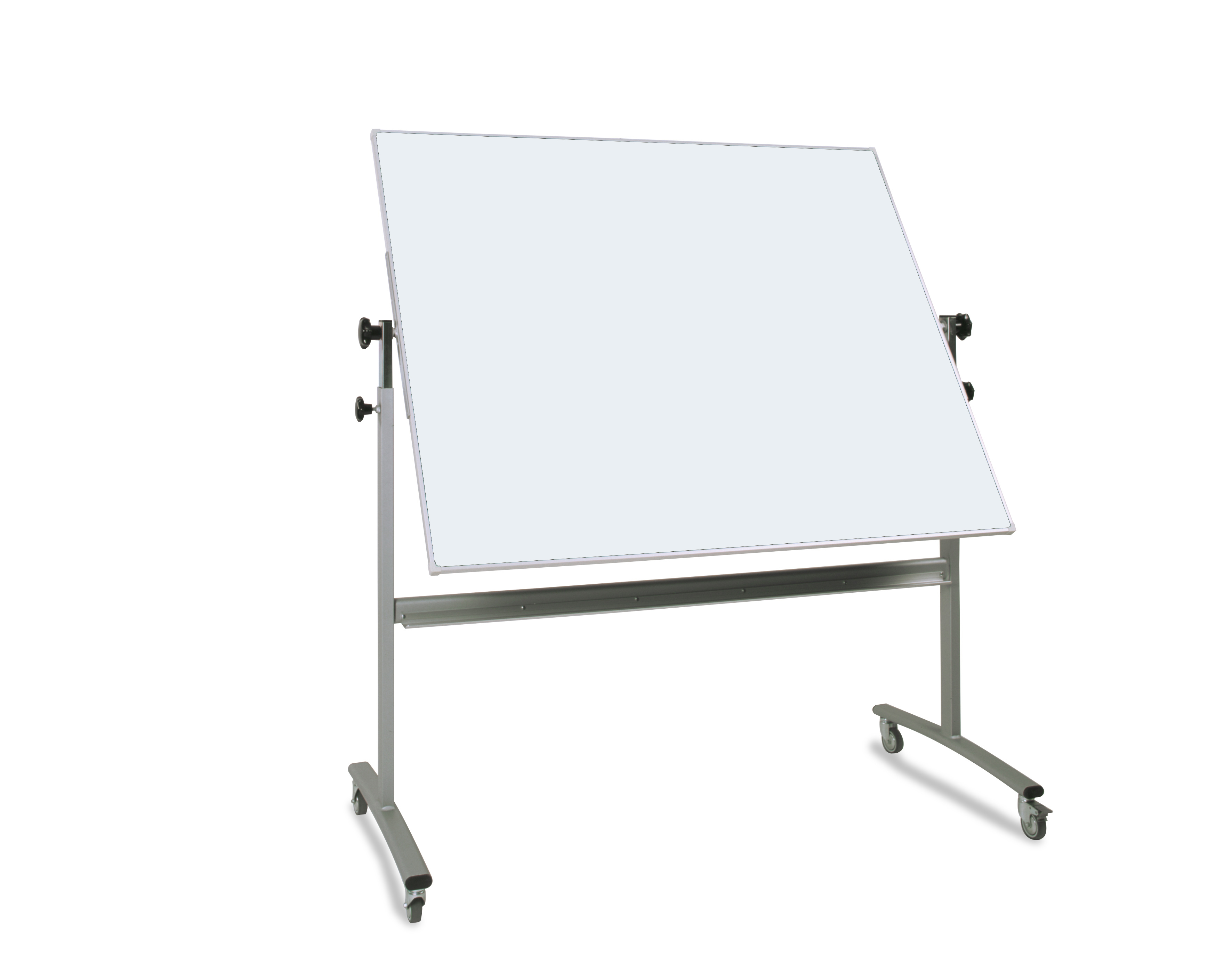 Schultafel – weiße Einflächentafel – drehbar – fahrbar
