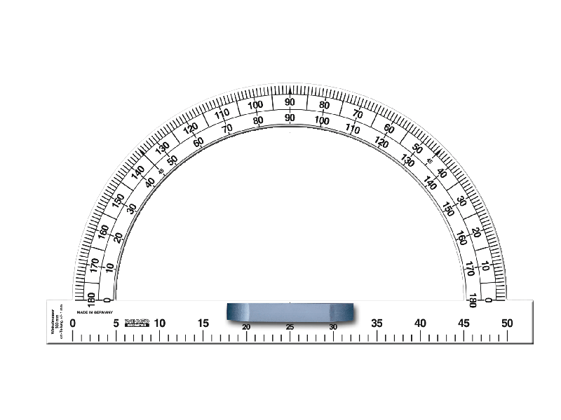 Wandtafel-Winkelmesser