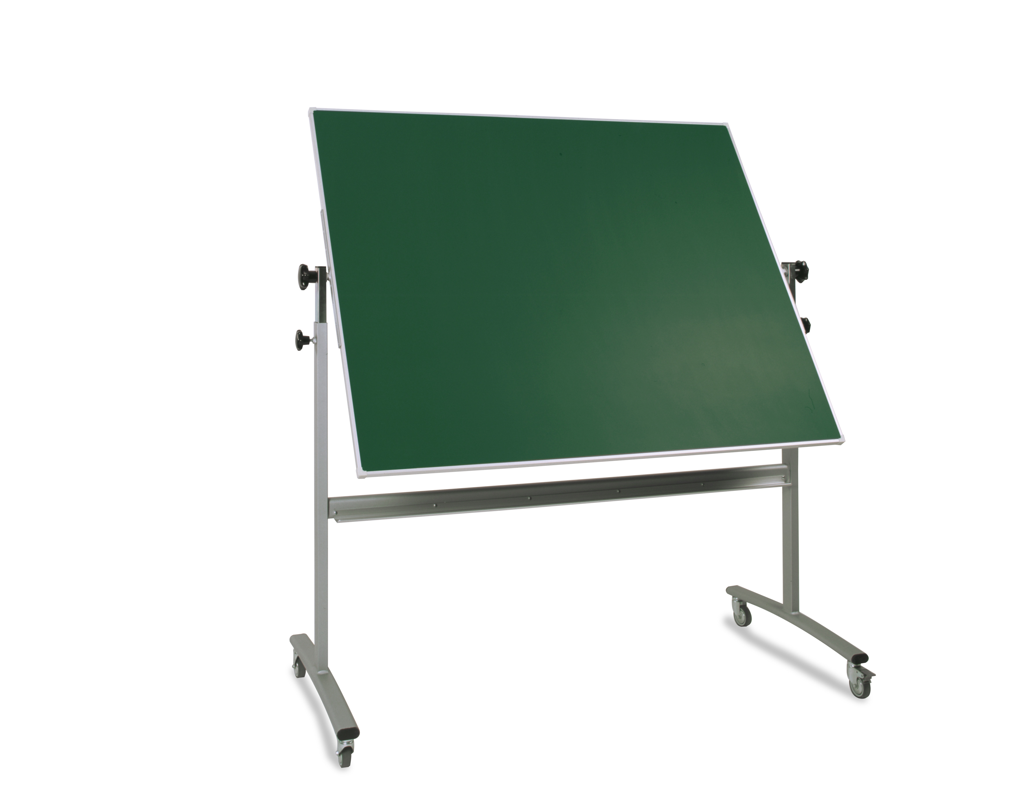Schultafel – grüne Einflächentafel – drehbar – fahrbar