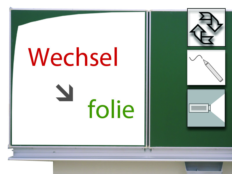 Wechselfolie weiß